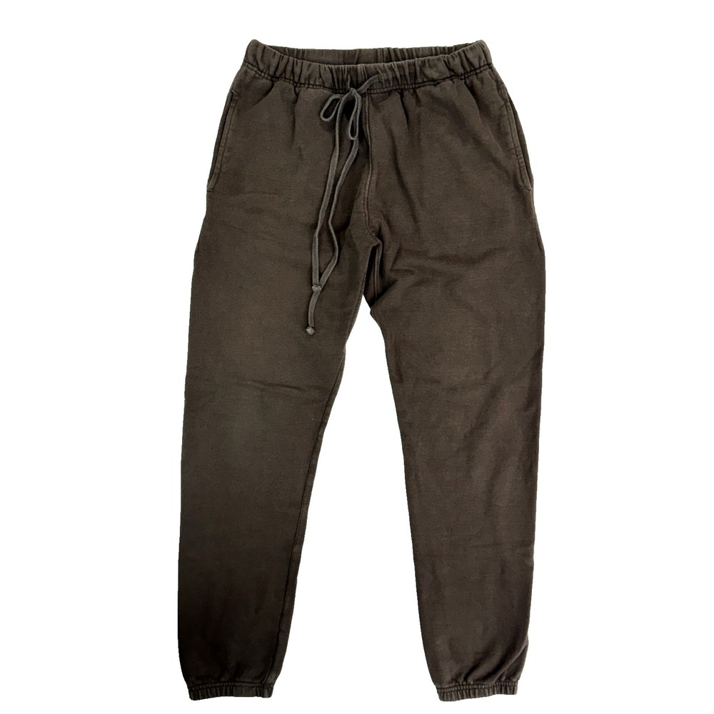 mnml Sweatpants Brown Joggers Men's M 100%‎ Cotton Minimalist Streetwear Faded